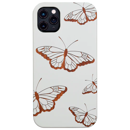 Flying Butterflies - Engraved