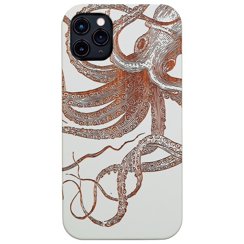 Octopus Head - Engraved