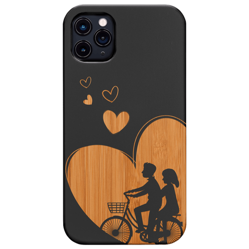 Cycling Couple - Engraved