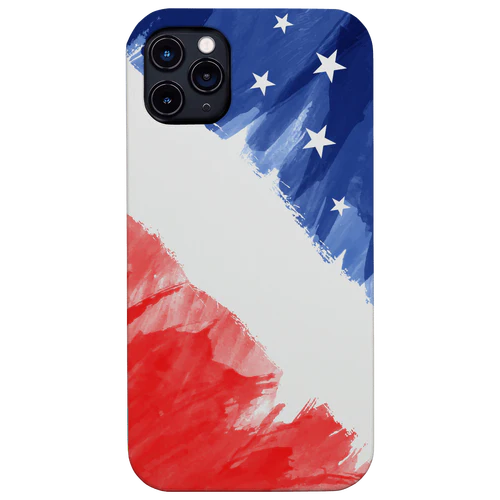 USA Flag Sketch - UV Color Printed
