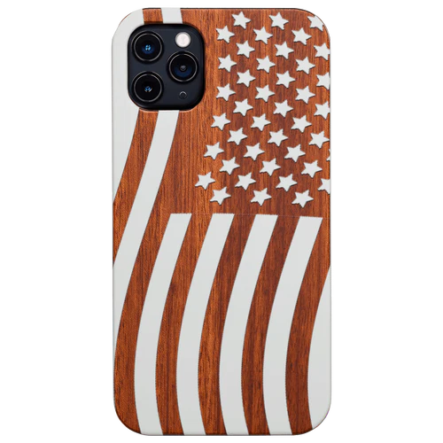 American Flag 2 - Engraved