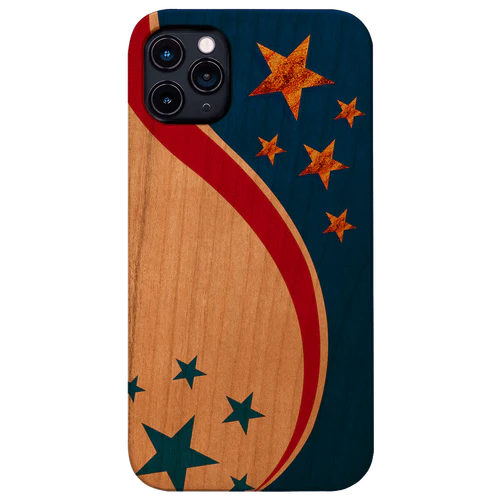 Curved USA Flag - UV Color Printed