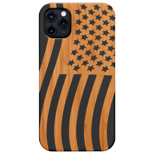 American Flag 2 - Engraved