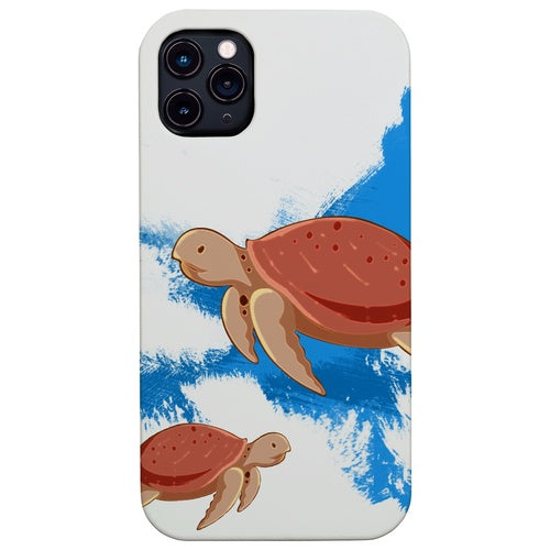 Swimming Turtle - UV Color Printed