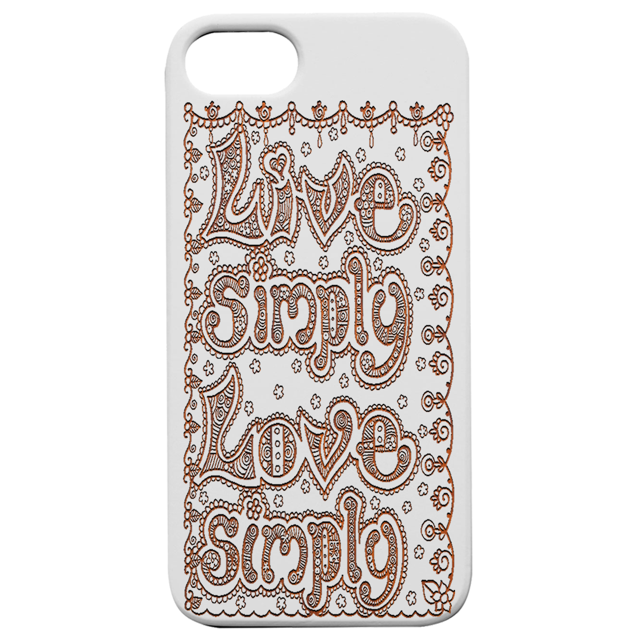 Live Simply - Engraved