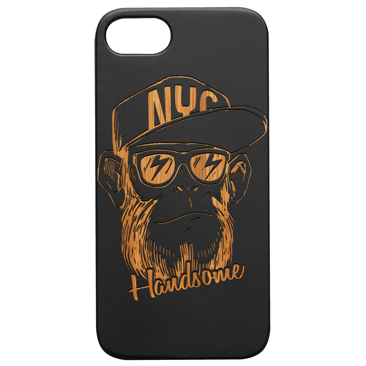 Monkey Handsome - Engraved