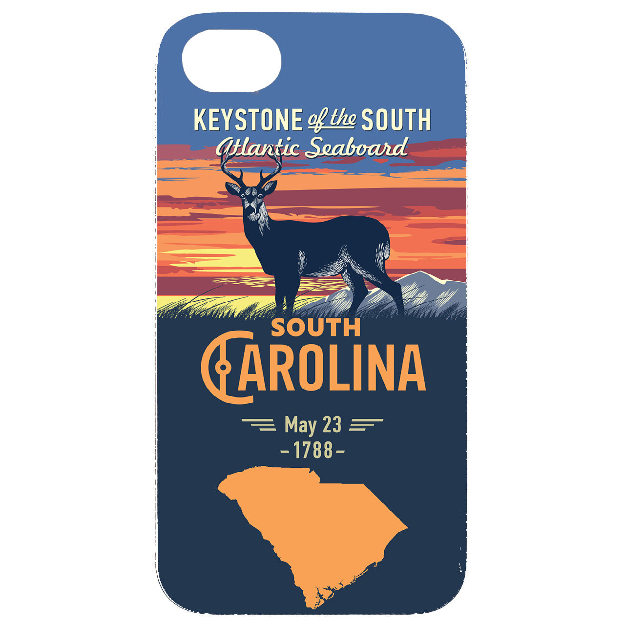 State South Carolina - UV Color Printed
