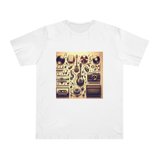 Retro Harmonics: 90s-2000s Music Notes & Instruments