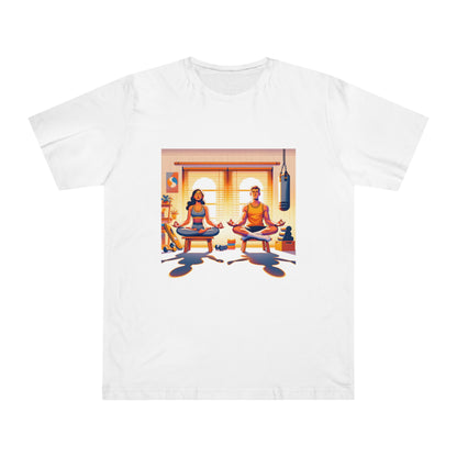 ZenFit: Cartoon Mindfulness and Meditation T-Shirt