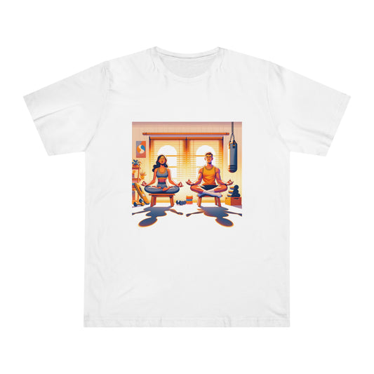 ZenFit: Cartoon Mindfulness and Meditation T-Shirt