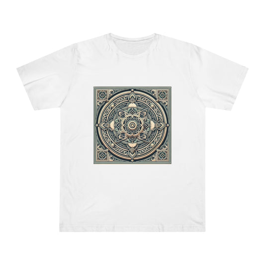 GeometriX 2000: Retro Futurist T-Shirt with 3D Geometric Designs