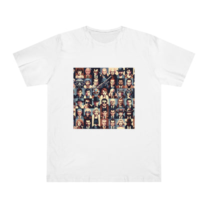 Retro Fandom Fusion: 90s-2000s Mashup Tee