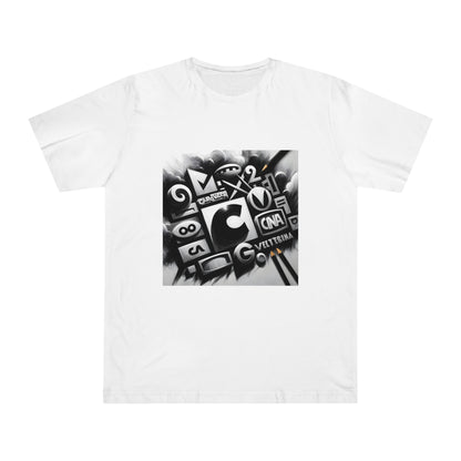 Retro Revisited: Monochrome Charcoal Classic Cartoons Tee