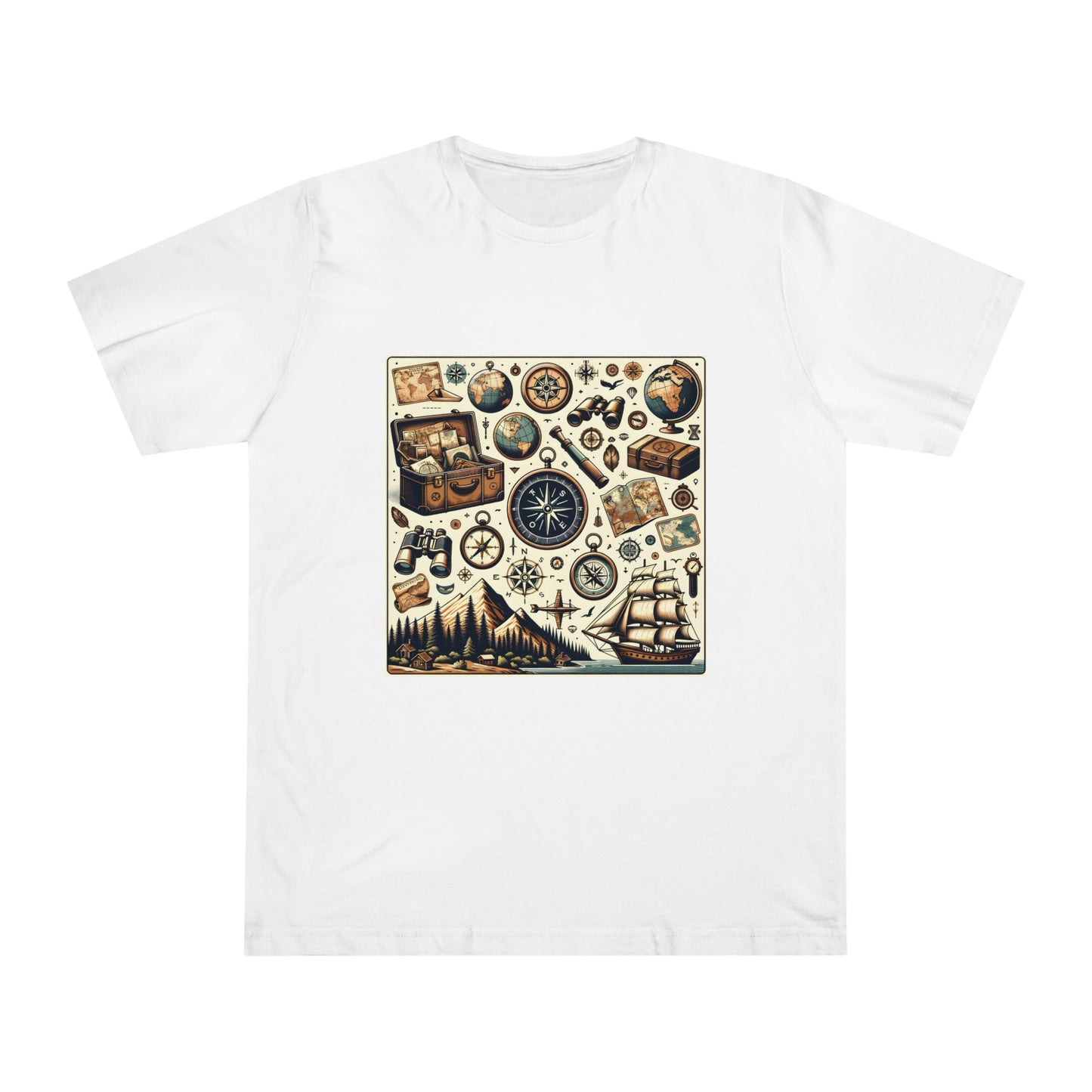 Journey Mosaic - Seamless Travel Exploration T-Shirt