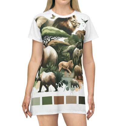 Wildlife Watercolor Expedition Tee