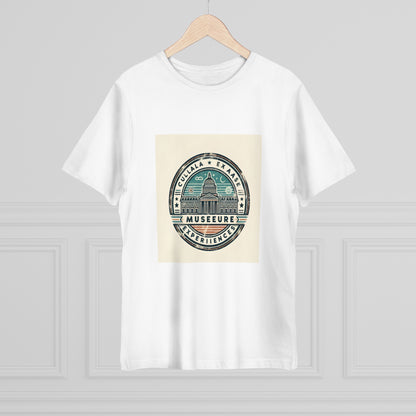 Cultural Treasures in Time: Retro Museum Badge Tee