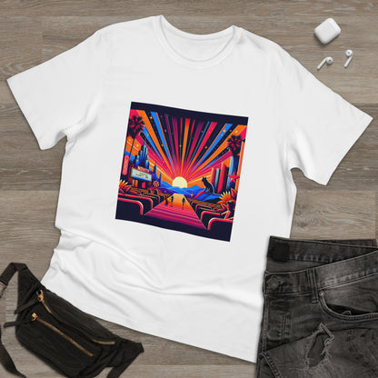 Neon Poster Extravaganza - Acid Art Illustration T-Shirt