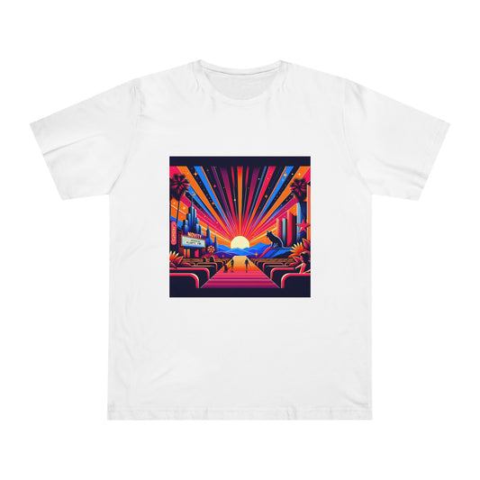 Neon Poster Extravaganza - Acid Art Illustration T-Shirt