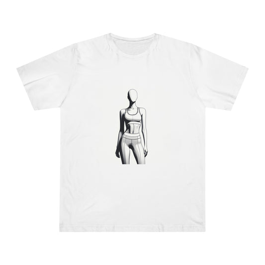 Minimal Athleisure Influence Vector Tee
