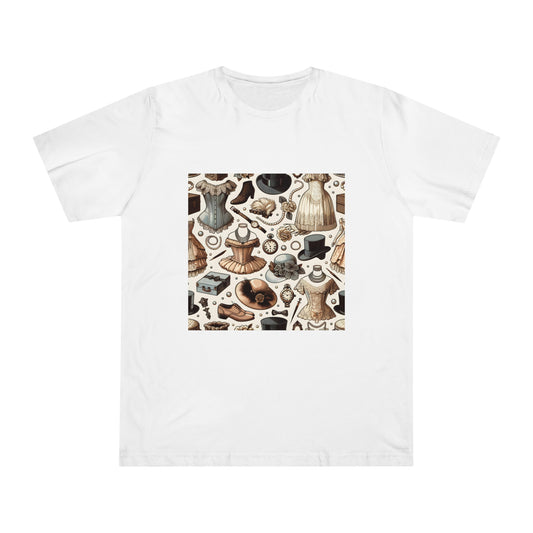 Retro Vibes: Seamless Vintage Fashion T-Shirt