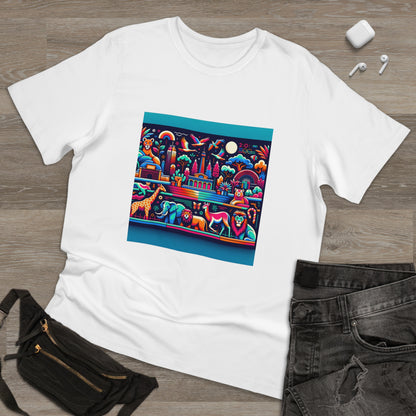 Wildlife Wonderland: Acid Neon Safari T-Shirt
