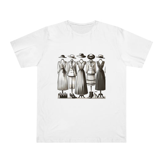 Revered Retro: Vintage Chic Line drawing T-Shirt