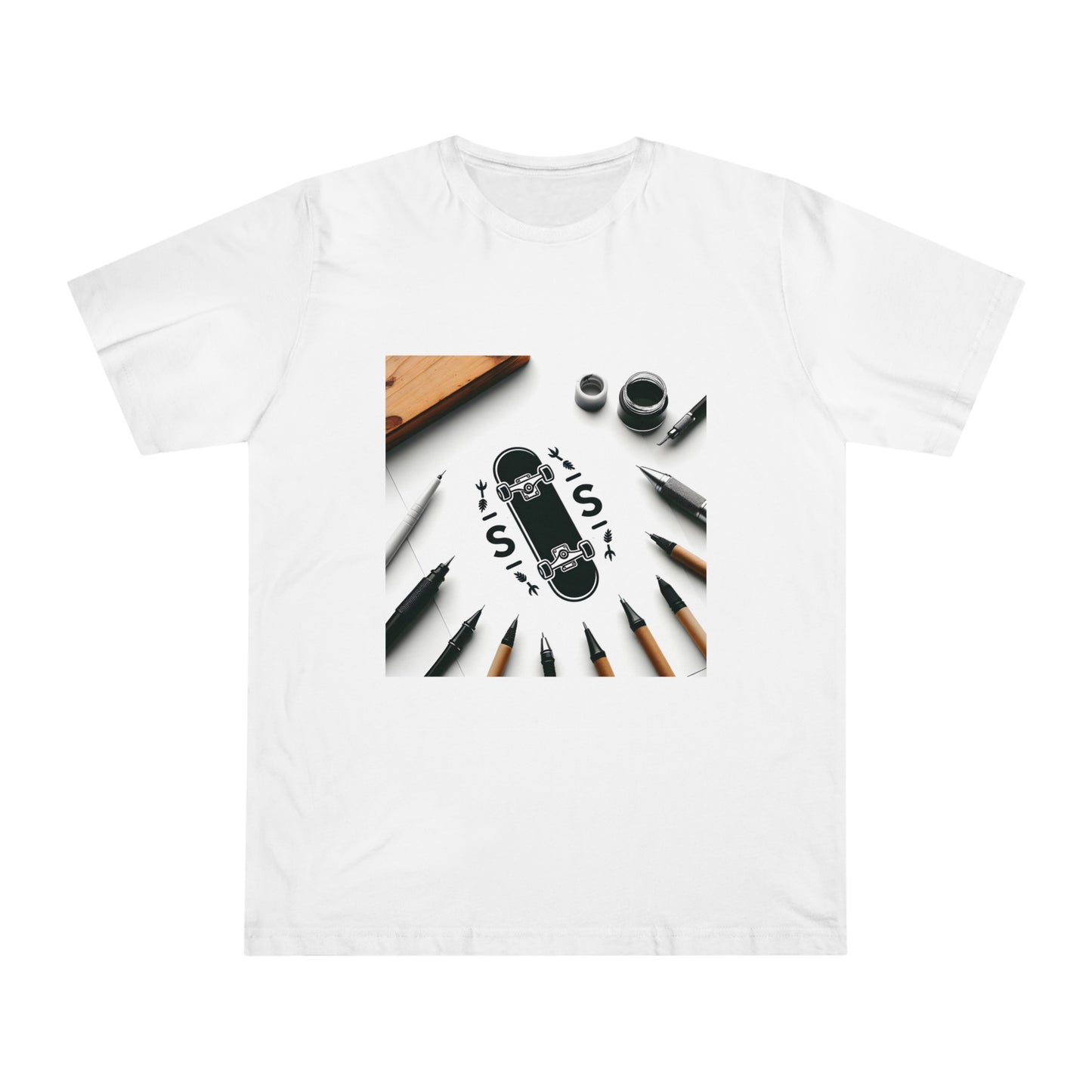 Skate Ink: Minimalist Skateboarding Culture Tee