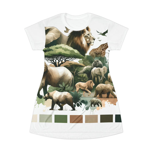 Wildlife Watercolor Expedition Tee