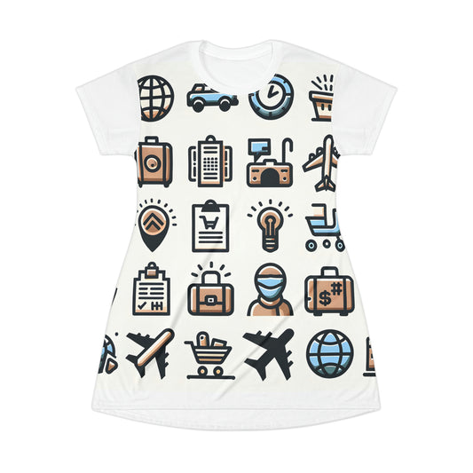 Wanderlust Icons: Minimalist Journey