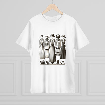 Revered Retro: Vintage Chic Line drawing T-Shirt