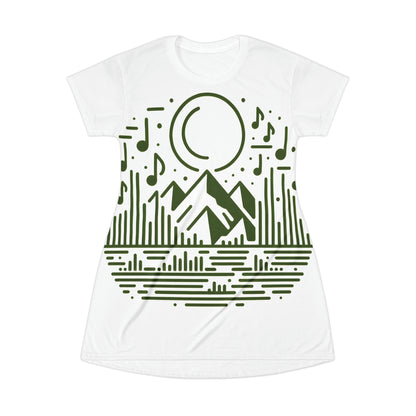 Chartreuse Soundwaves