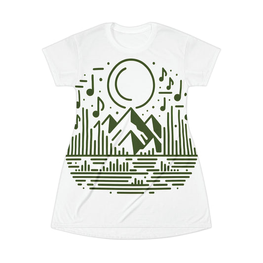 Chartreuse Soundwaves