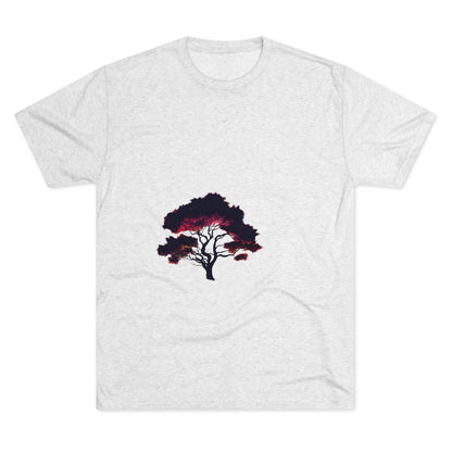 Psychedelic Sunset Silhouette Tee