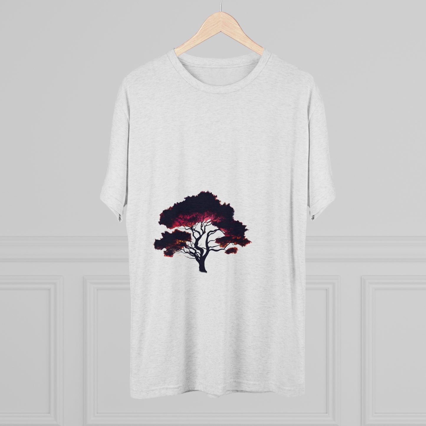 Psychedelic Sunset Silhouette Tee
