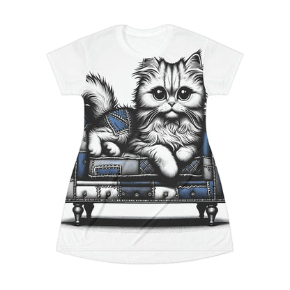 Feline Fabulosity: The Denim Diva Tee