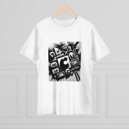 Retro Revisited: Monochrome Charcoal Classic Cartoons Tee