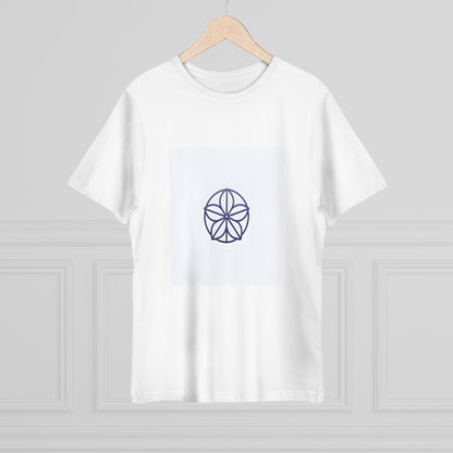 Blooming Serenity: Monochrome Periwinkle Botanical Gardens T-Shirt