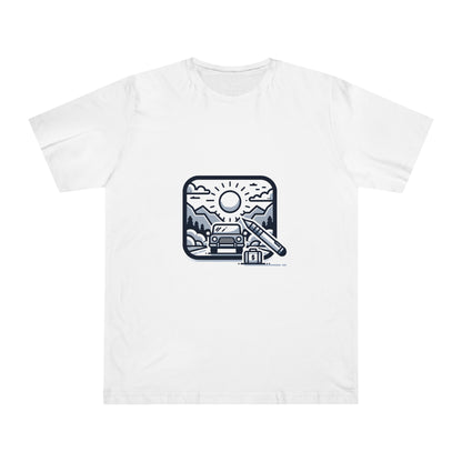 Budget Travel Vector Minimal Tee