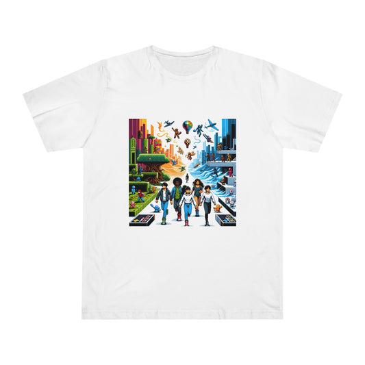 Pixel Quest: Retro Realm Rumble Tee