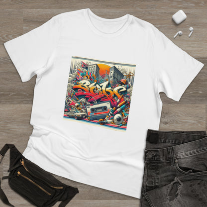 Graffiti Nostalgia: Retro Street Art T-Shirt with a 90s-2000s Vibe