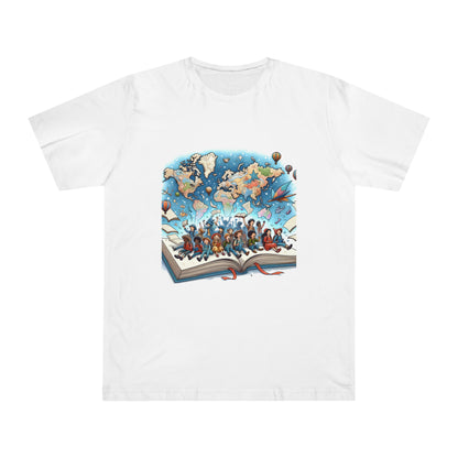 Enchanted Explorations: Whimsical World Map Wonders T-Shirt