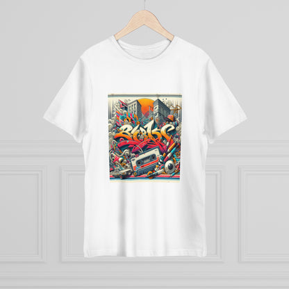Graffiti Nostalgia: Retro Street Art T-Shirt with a 90s-2000s Vibe