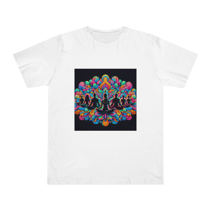 Tranquil Neon Zen: Mindfulness and Meditation in Acid Art