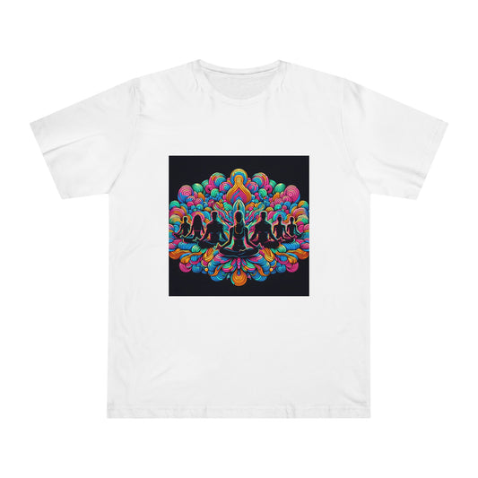 Tranquil Neon Zen: Mindfulness and Meditation in Acid Art