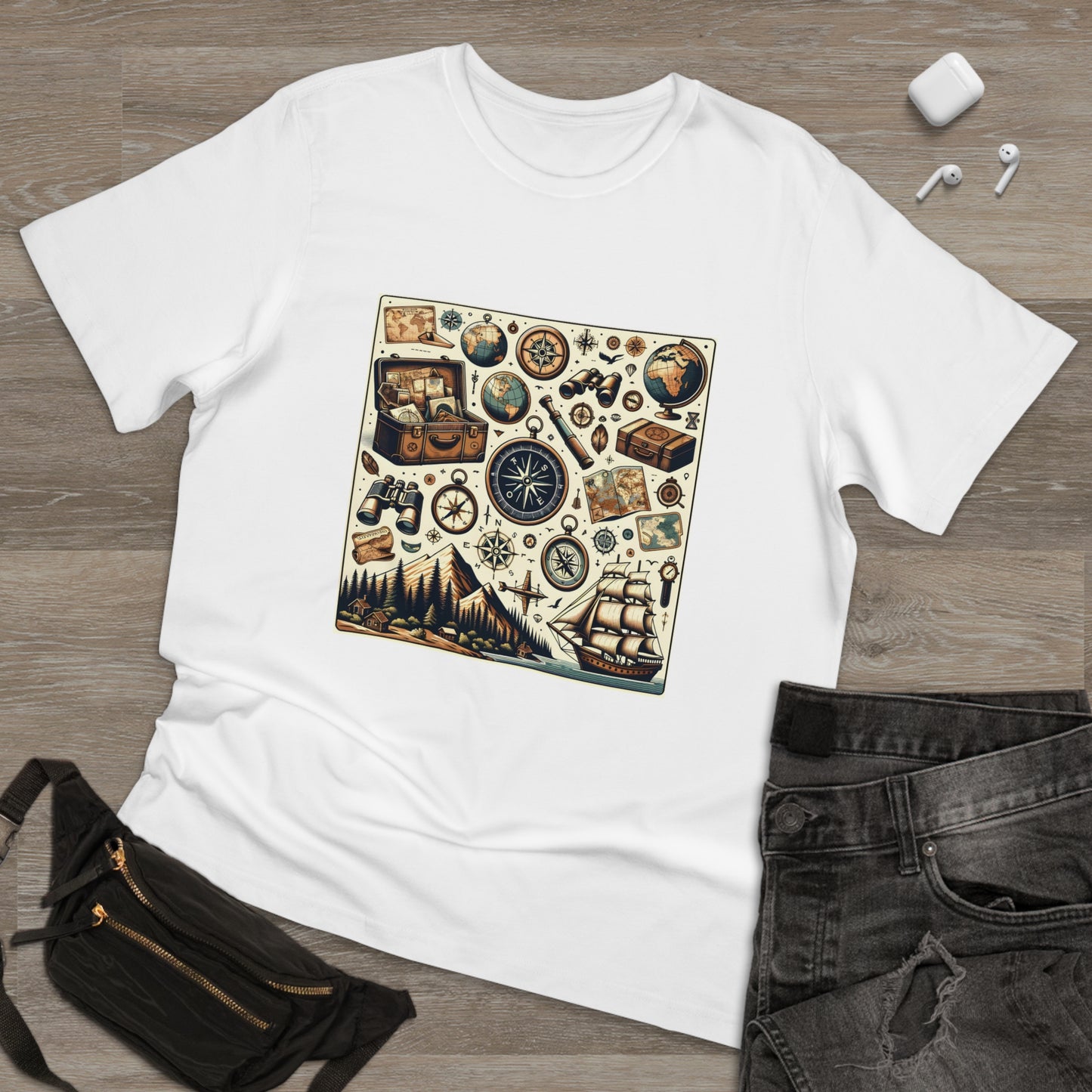 Journey Mosaic - Seamless Travel Exploration T-Shirt
