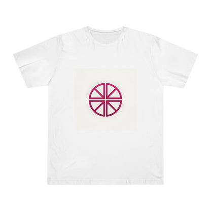 Fuchsia Fusion: Minimalist Fandom Mashup Tee