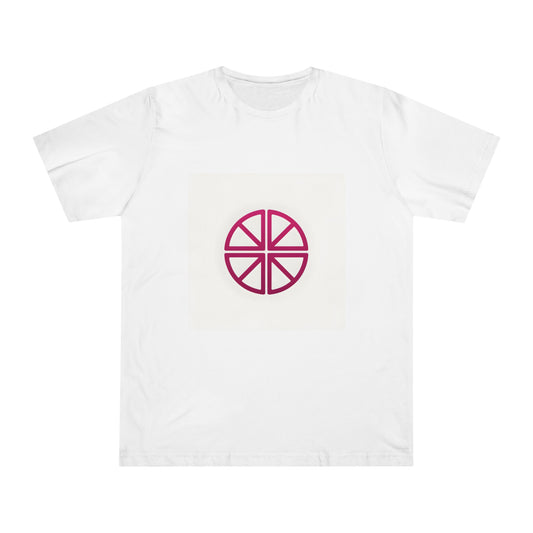 Fuchsia Fusion: Minimalist Fandom Mashup Tee