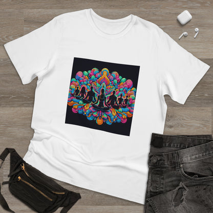 Tranquil Neon Zen: Mindfulness and Meditation in Acid Art