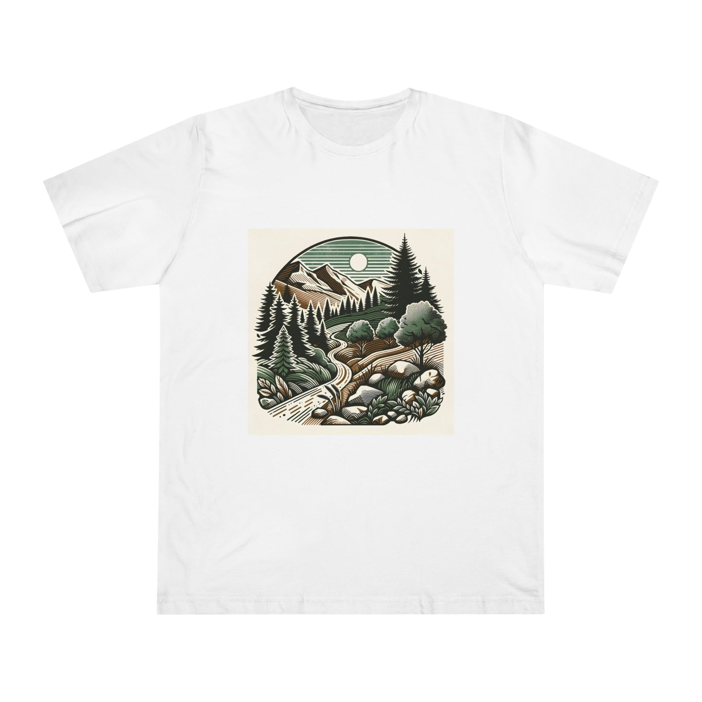 Nature Wanderer: Vintage Hiking Trails Tee