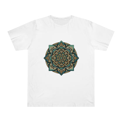 Turquoise Geometry: Vintage Mandalas in Gold & Black